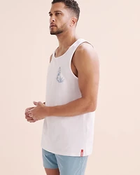 Flower surf tank top