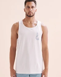 Flower surf tank top