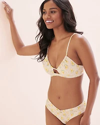 Haut de bikini bralette Lemon Garden