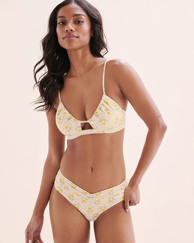 Lemon Garden Bralette Bikini Top