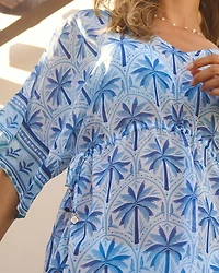 Mykonos Palm Chiffon Tunic