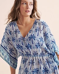 Mykonos Palm Chiffon Tunic