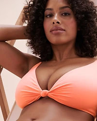 Haut de bikini triangle noué Saltwater Solids Pismo