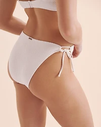 Bas de bikini cheeky taille mi-haute Santa Monica Pearl