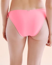 Candy Low Rise Ribbed Brazilian Bikini Bottom