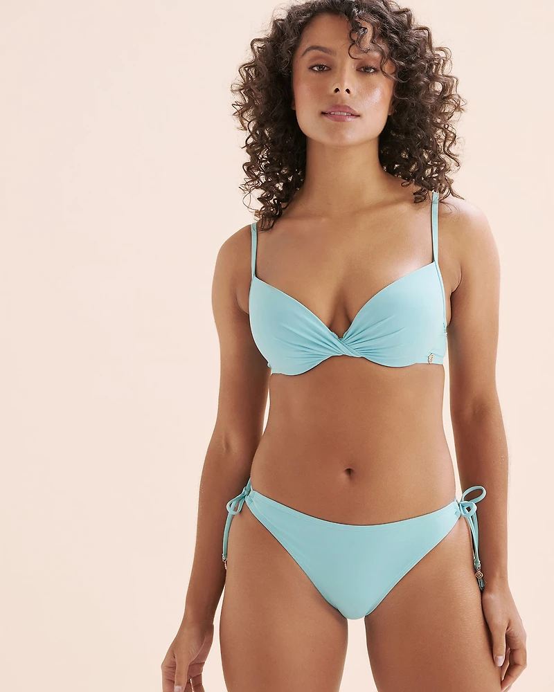 Mykonos Palm Plunge Bikini Top