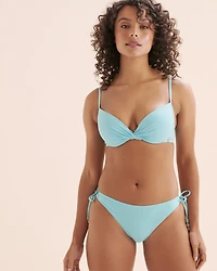 Mykonos Palm Plunge Bikini Top