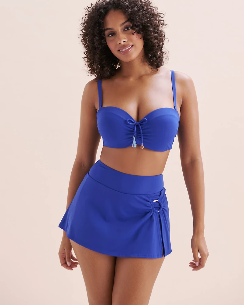 Mykonos Palm High Waist Swim Skirt