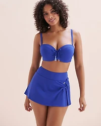 Mykonos Palm High Waist Swim Skirt