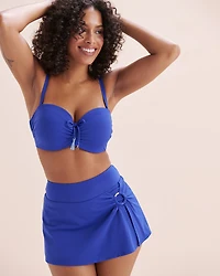 Mykonos Palm High Waist Swim Skirt