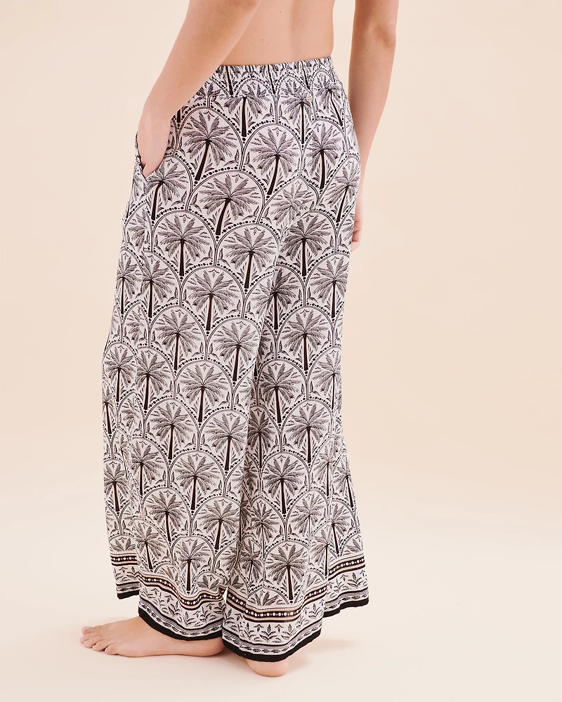 Mykonos Palm Wide Leg Pants