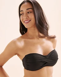 Live Color Liz Twist Bandeau Bikini Top