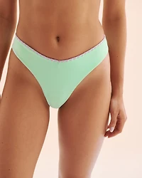 Bas de bikini tanga taille basse Beah Wave
