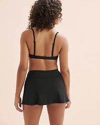 Black Sea Ribbed Push-Up Bikini Top