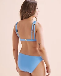 La Cote Dazure Macrame Bralette Bikini Top