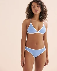 Haut de bikini triangle fixe Clarity Jayme