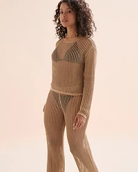 Crochet Long Sleeve Top