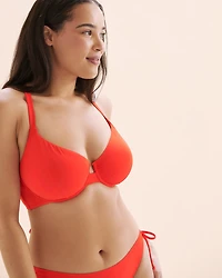 D Cup Plunge Bikini Top