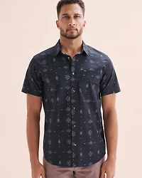 Chemise à manches courtes Diamond Micro