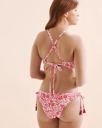 Haut de bikini plongeant bonnet D bohème
