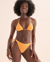 Mini Tiki Crochet Triangle Bikini Top