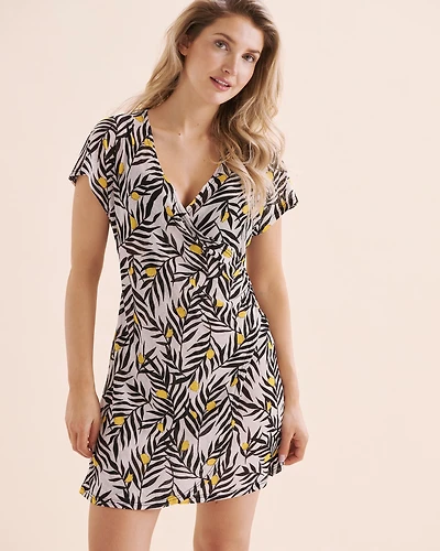 Robe portefeuille courte Onion Skin