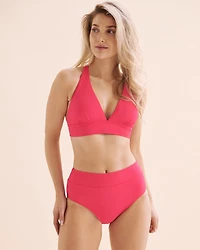 Bas de bikini taille haute côtelé Sea