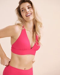 Sea Ribbed Triangle Bikini Top