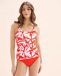 Haut tankini  froncé