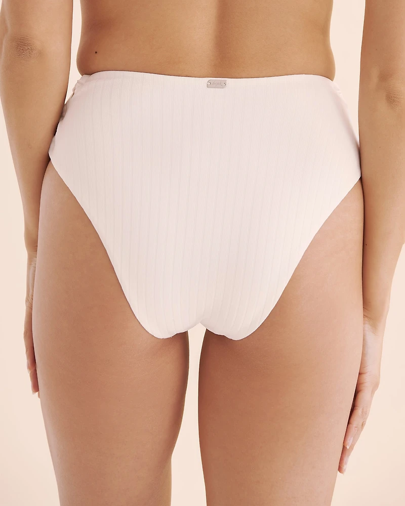 Playa Ribbed High Rise Cheeky Bikini Bottom