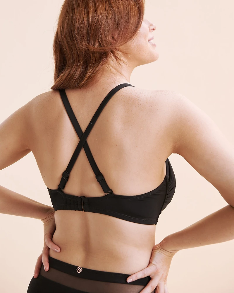 Haut de bikini bralette bonnet D en maille