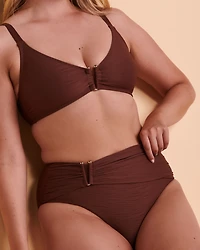 Haut de bikini triangle TEXTURED