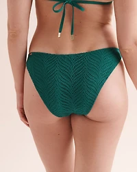 Bas de bikini brésilien taille basse en crochet