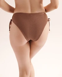 Crochet Side Tie Cheeky Bikini Bottom