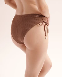 Crochet Side Tie Cheeky Bikini Bottom
