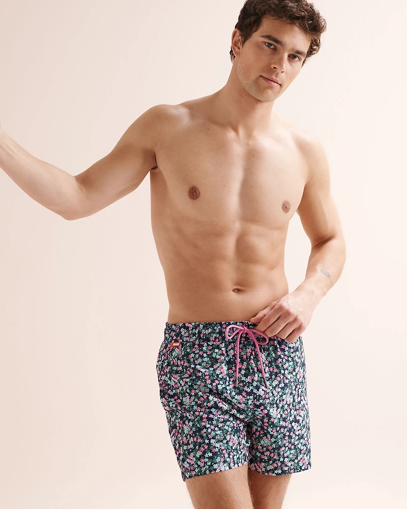 Maillot volley 4.5'' avec doublure confort floral