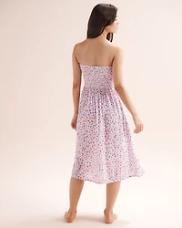 Jupe maxi multi-positions florale