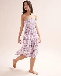 Jupe maxi multi-positions florale
