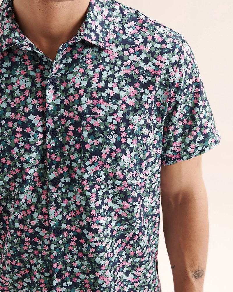 Floral Short Sleeves Shirt
