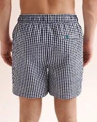 Maillot volley 6'' avec doublure de compression à carreaux