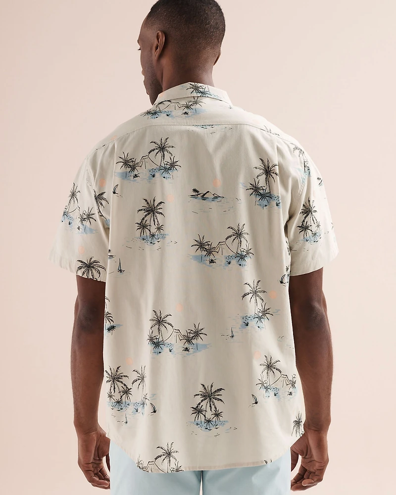 Chemise tissée à manches courtes Sundays