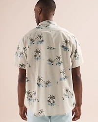Chemise tissée à manches courtes Sundays