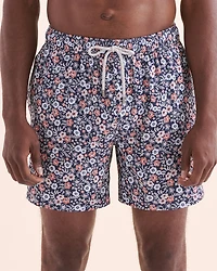 4-Way Stretch Printed Volley Swimsuit