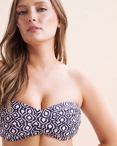 Azzurra Geo Liz Bandeau Bikini Top