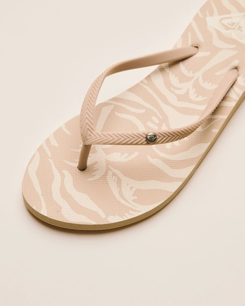 Bermuda Print Flip-flops