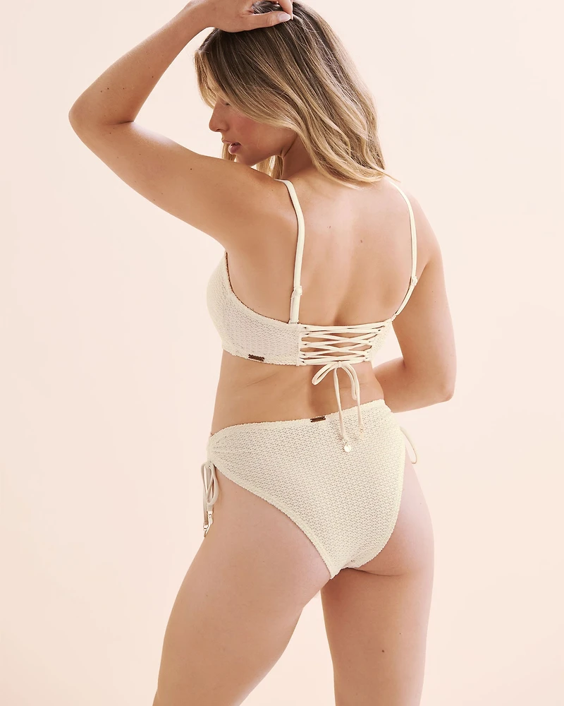 Haut de bikini bandeau en crochet