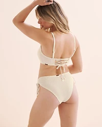 Haut de bikini bandeau en crochet