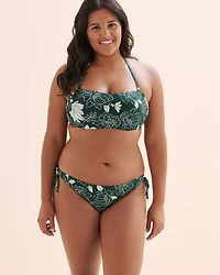 Haut de bikini bandeau floral