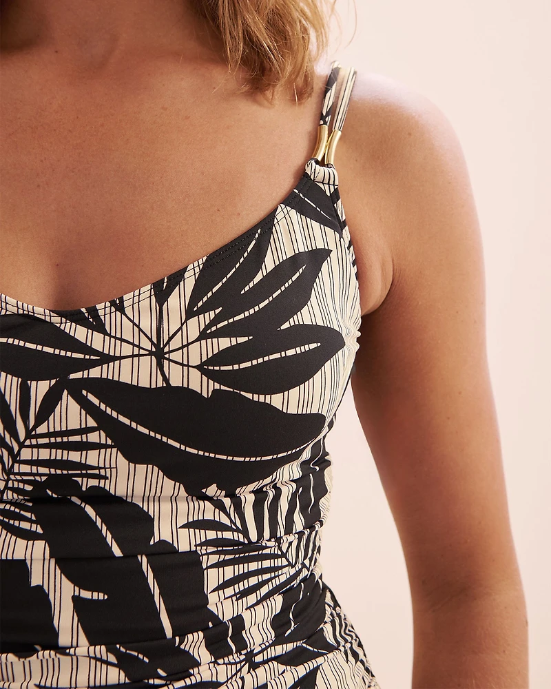 Island Time Scoop Neck Tankini Top