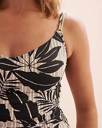 Island Time Scoop Neck Tankini Top